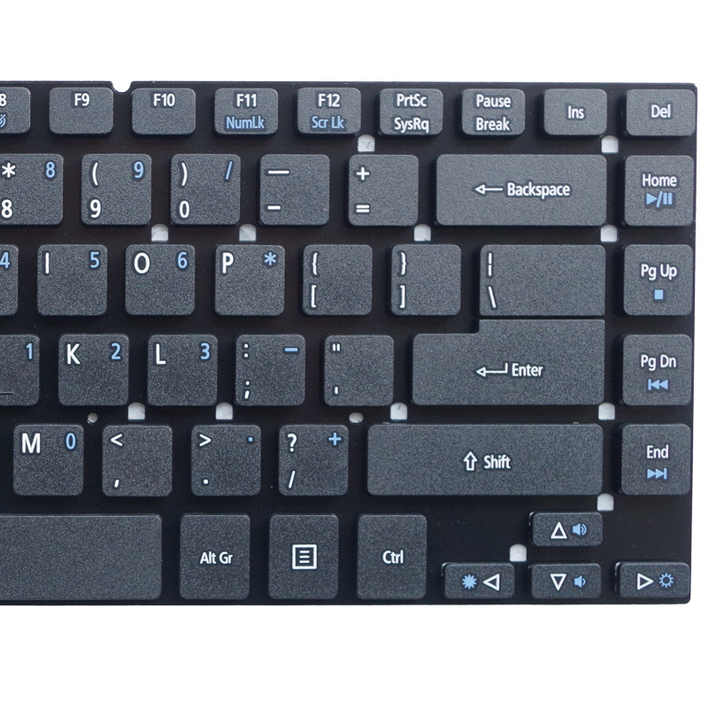 GZEELE teclado negro para Acer Aspire ES1-411 ES1-431 ES1-511 ES1-520 ES1-521 V3-431
