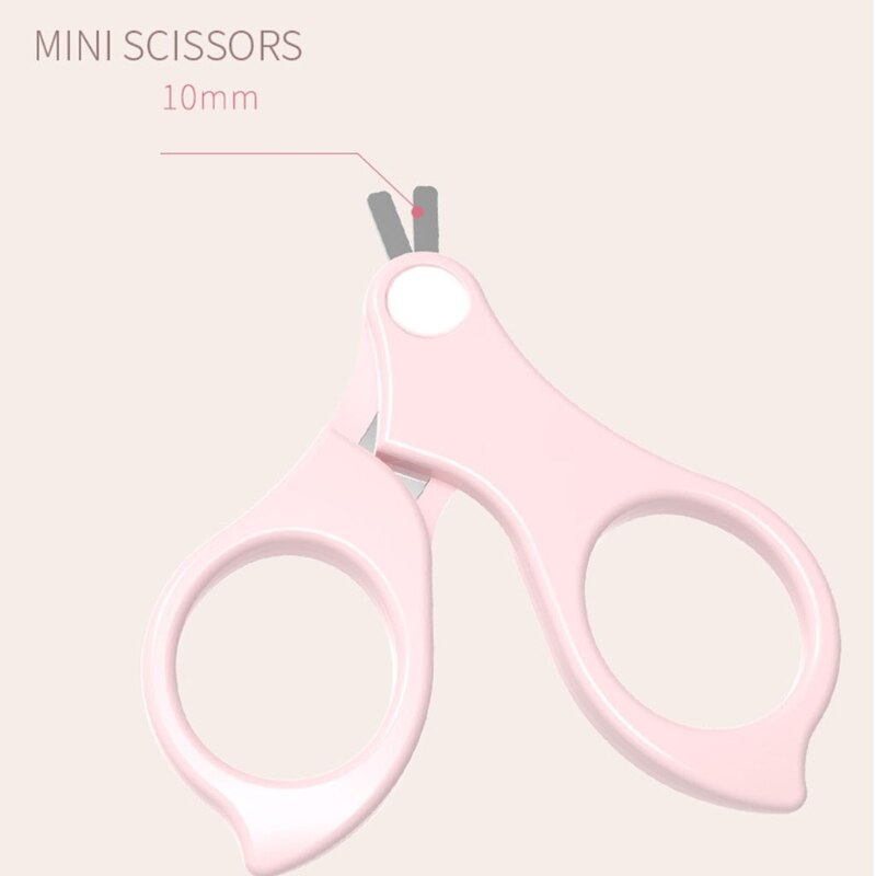 Professionelle 4-in-1 Sichere Baby Nagel Pflege Set mit Cartoon Fall Baby Nagel Knipser Schere Nagel Datei und Pinzette