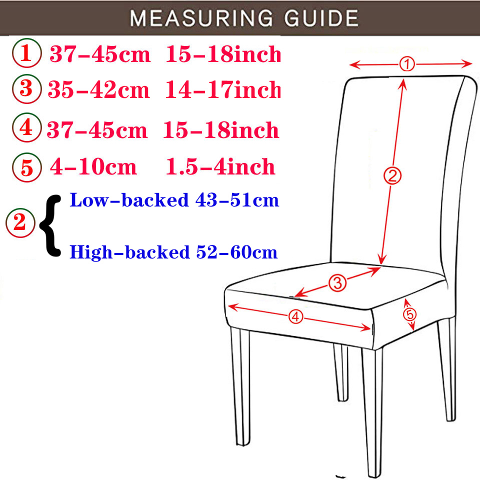 Housse de chaise élastique en tissu à Double couche | Couvre-chaise extensible pour la cuisine/mariage, housse de chaise en Spandex avec dossier pour salle à manger
