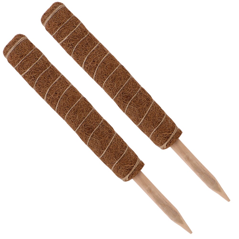 2PCS Extendable Coconut Palm Bar Plant Climbing Vine Coconut Palm Stick Plants Climbing Coconut Palm Pole Gardening Support Pill: Default Title