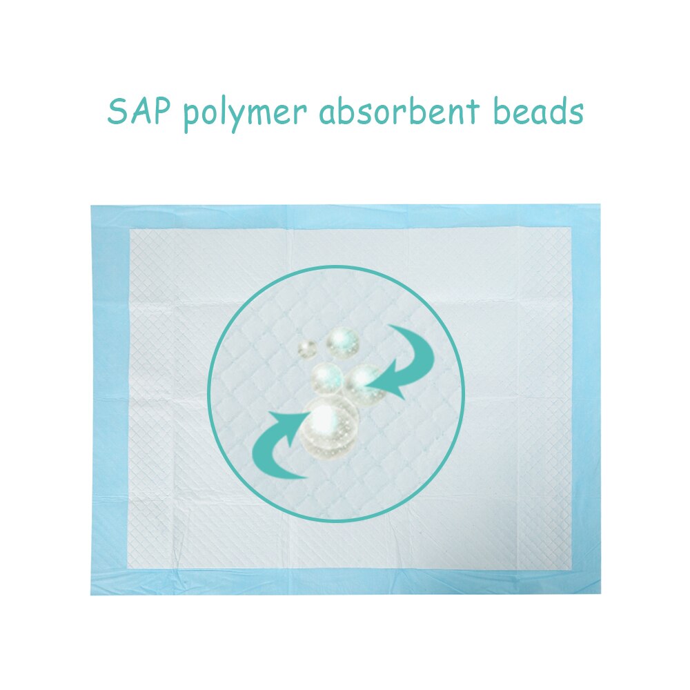 100pcs Pets Nappy Mat Dog Training Pee Pads Super Absorbent Pet Diaper Disposable Healthy Clean Nappy Mat for Pets