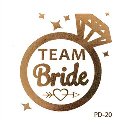 Bridal Shower Bachelorette Party Supplies Garter Veil Lace Set Badge Sash Hen Night Team Bride To Be Wedding Decorations: 1pc PD-20