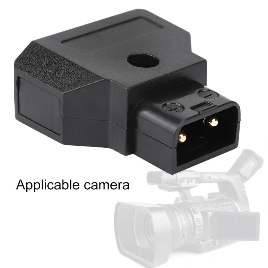 Plastic D-Tap B-type Male Plug met Paspen voor Anton Camera Camcorder Black
