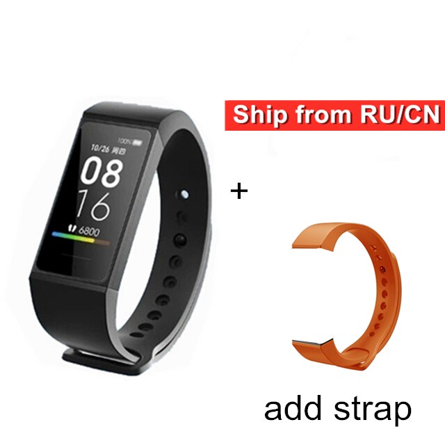 Xiaomi Redmi Band Smart Wristband Fitness Heart Rate Sport Monitor Bluetooth 5.0 USB Charging Bracelet redmi smart band: only add orange