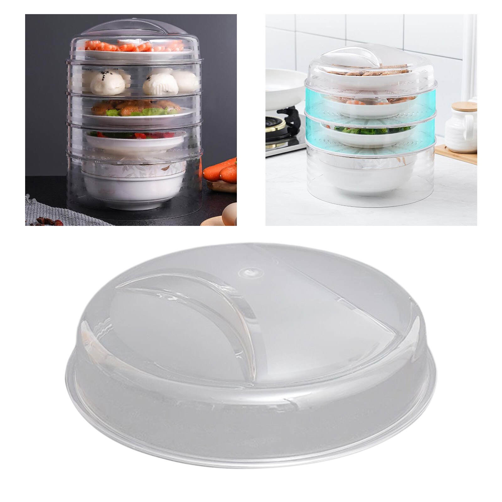 Anti-fly Food Storage Box Tabletop Leftovers Storage Box Container Cover Lid Insulation: Lid