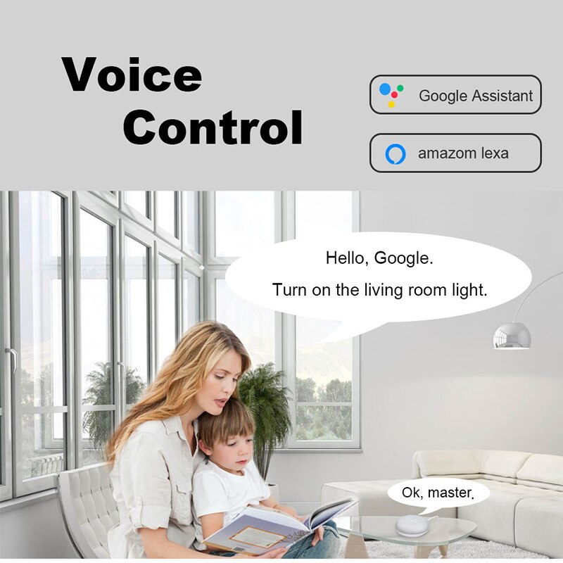 US/AU Standard Tuya/Smart Life APP Remote Control Light Switch,1/2/3/4 Gang 1 Way Smart Home WiFi Wall Touch Switch