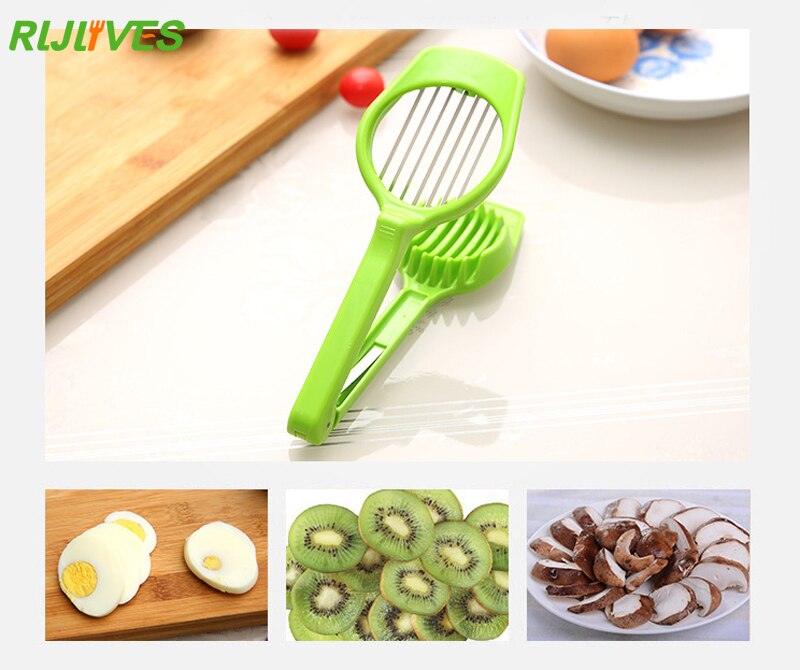 RLJVLIES-cortador para cortar huevos en secciones, cortador de tomates, setas, herramienta de cocina multifunción, accesorios para el hogar