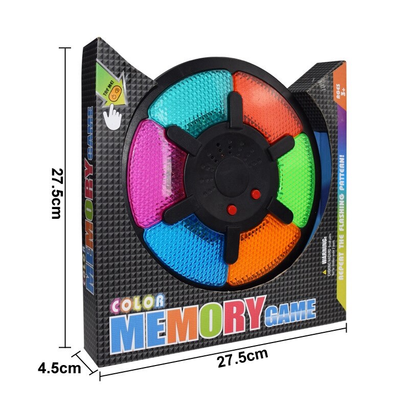 Children 6-Color Light Circular 6-Key Game Machine Memory Game Machine