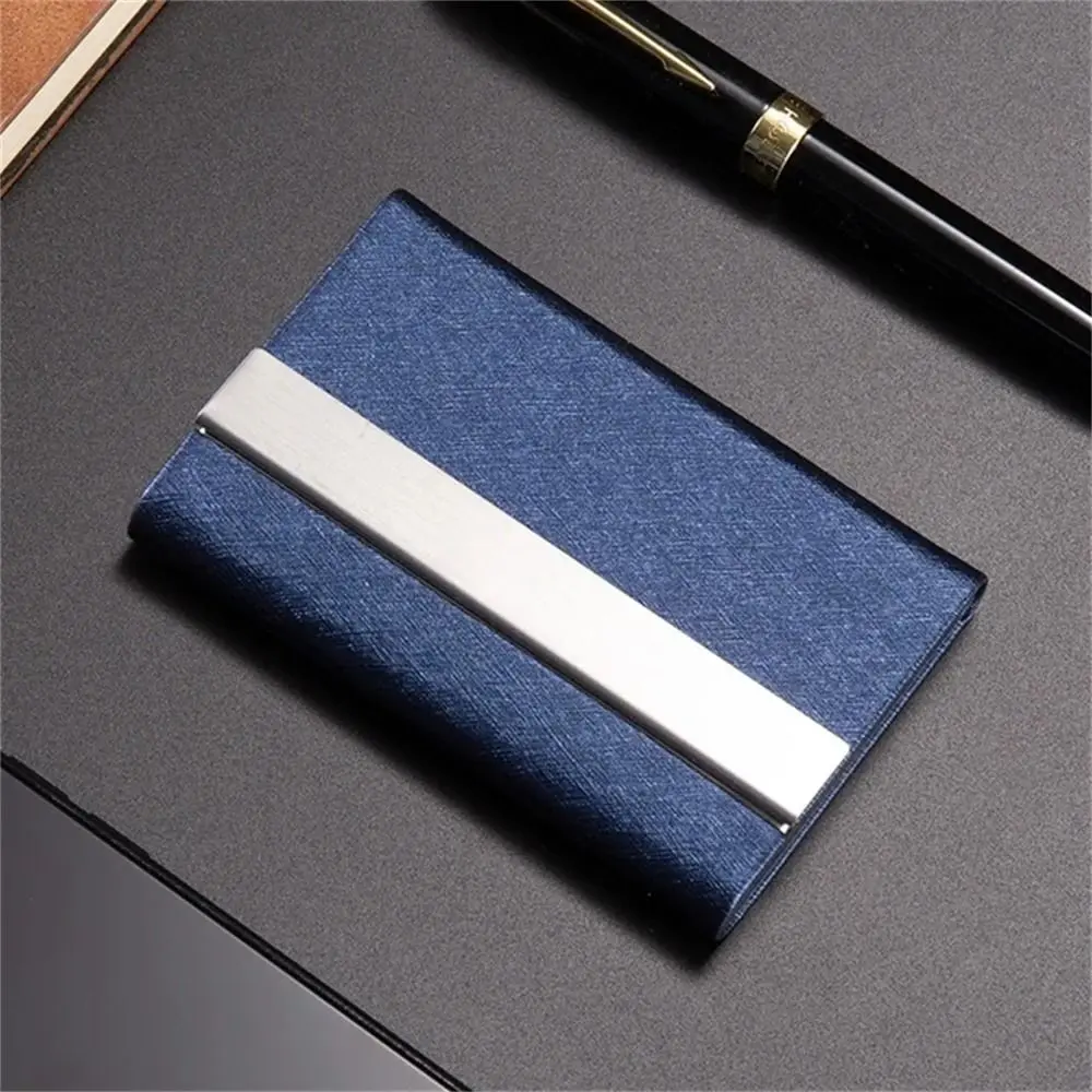 Rfid Credit Card Holder Men Wallets Bank Cardholder Case Luxury PU Leather Slim Thin Business Card Holder with Magnetic Buckle: army green