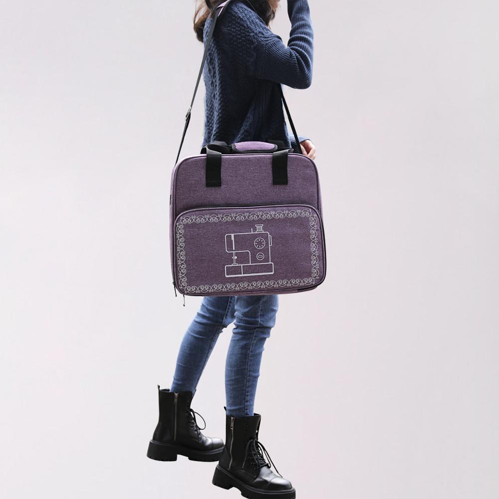 Cloth Sewing Machine Storage Bag Large Capacity Knitting Organization Crochet Hooks Sewing Tools Thread Yarn Storage Bag