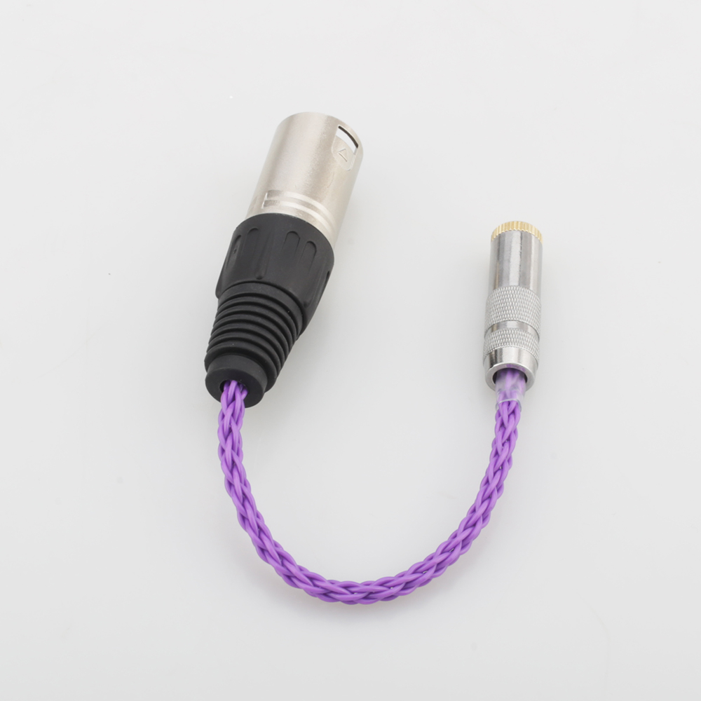 Audiocrast Hifi 4pin Gebalanceerde Xlr Male Naar 3.5Mm Stereo Vrouwelijke Audio Adapter Kabel 3.5Mm Naar Xlr Gebalanceerde kabel Connector