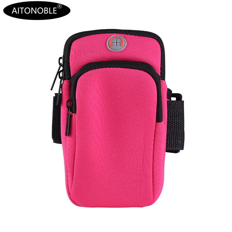Aitonoble Outdorr Exercise Bag Sports Phone Holder Armband Case Running Armbag Waterproof Bag