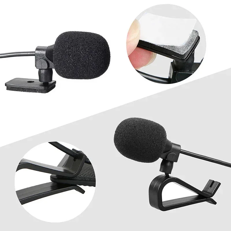 3 meter 2,5 mm externe microfoon voor auto Pioneer Stereos Radio-ontvanger Auto Intelligente systemen Auto-accessoires