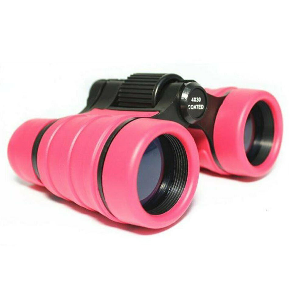 4X30 Kinderen Roze Verrekijker Pocket Rubber Telescoop Voor Kinderen Outdoor Games [4]