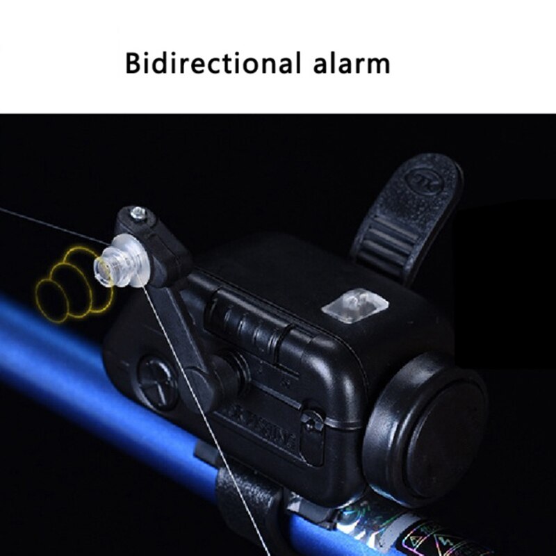 -High Sensitive Fish Bite Alarm Adjustable Volume Fishing Alarm Electronic Waterproof Rod Tackle Volume Warnin