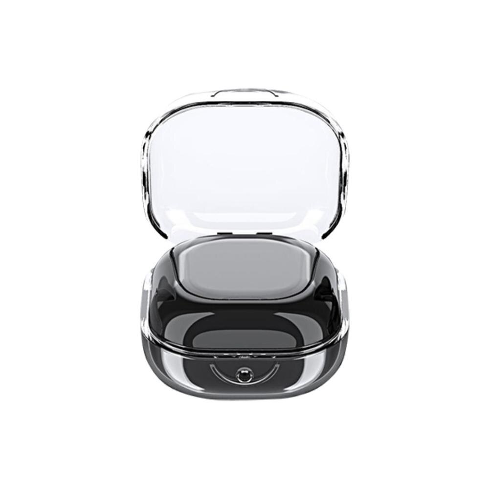 Hoesjes voor samsung galaxy buds live met haak oordopjes softshell beschermer accessoires voor samsung galaxy buds live hoesjes: Transparant