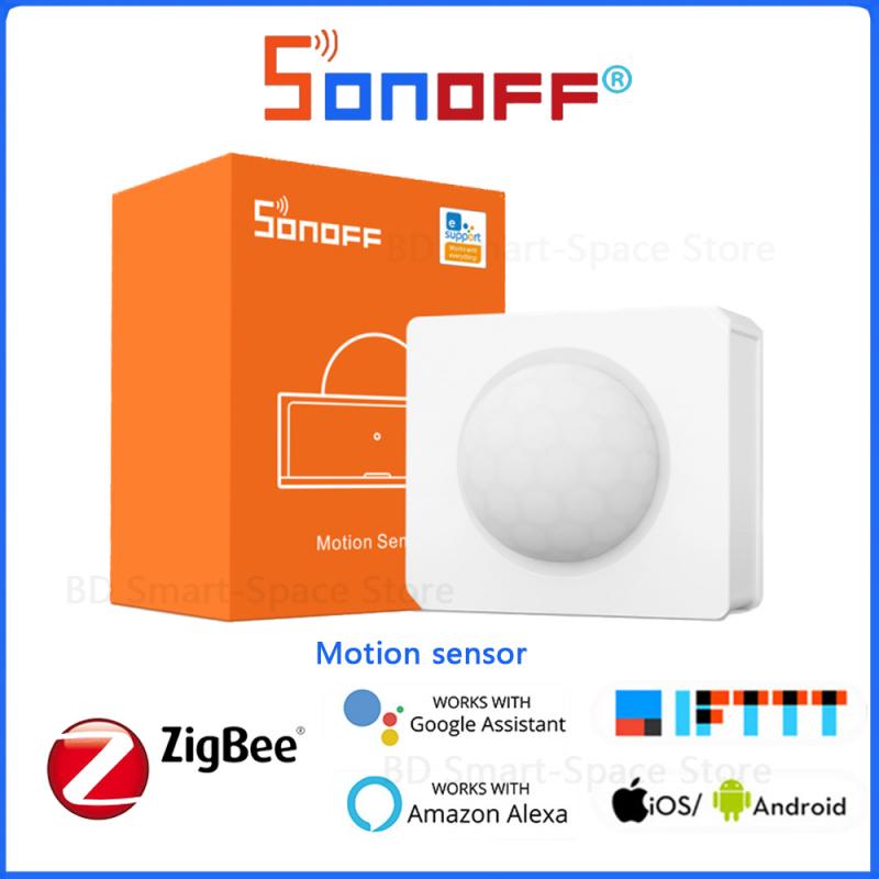SONOFF Motion Sensor ZigBee Mini Smart Home Real-time 110° Motion Detect Trigger Alarms System Works With ZBBridge eWeLink