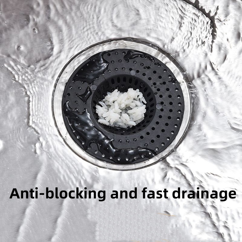 Filtro de fregadero de cocina, colador de alcantarillado, tapón de red, desagües de suelo, recogedor de pelo, colector de residuos para accesorios del hogar
