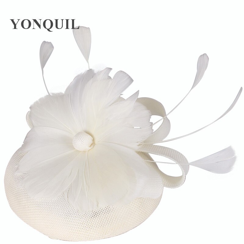 Fascinator Hoed - Veer Bloem Hoofdband Clip - 18cm - Vintage Klassieke Stijl - Dames Bruiloft Accessoire