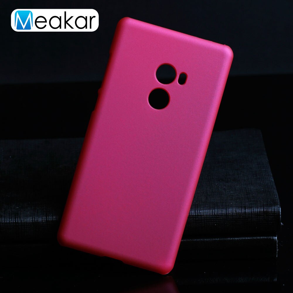 Funda de plástico mate para Xiaomi Mi Mix 2, 5,99%, Evo, Mix2: For Mi Mix 2 / Rose Red