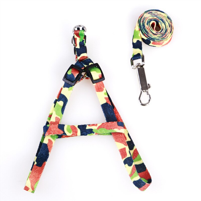Pet Dog Leash Harness Dog Collar Cat Walking Training Leash Cats Dog Harness Collar Leash Strap Belt 45: 1