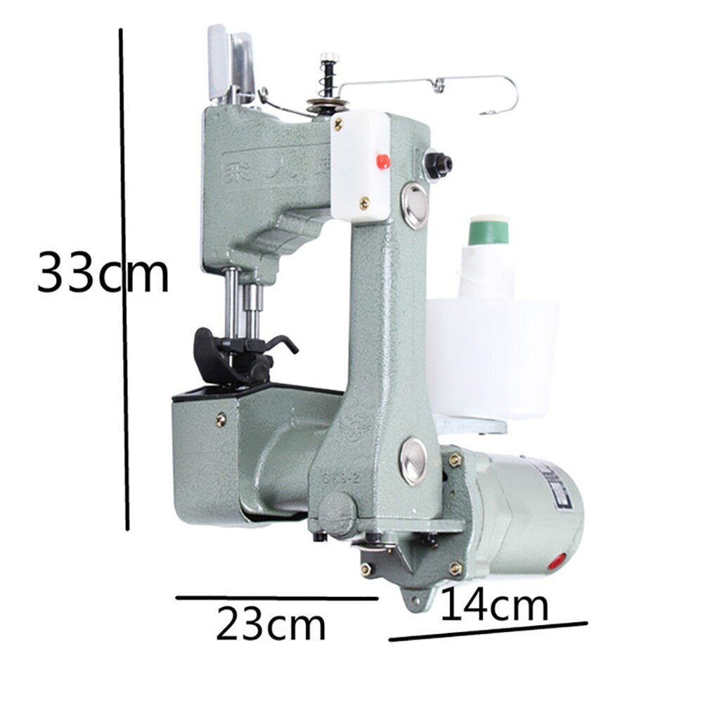 220V Draagbare Elektrische Naaimachine Thuis Geweven Zak Afdichting Rijst Zak Verpakking Machine 130W 12000Rpm GK9-2