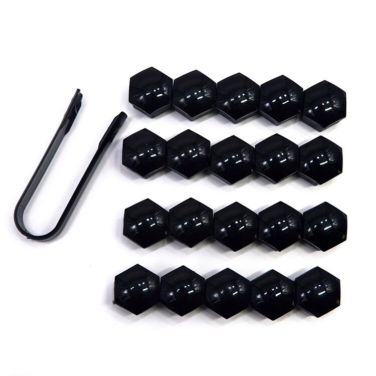 20Pcs 17mm/19mm Car Wheel Nut Caps Auto Hub Screw Cover Bolt Rims Exterior Decoration Special Socket Protection Dust Proof