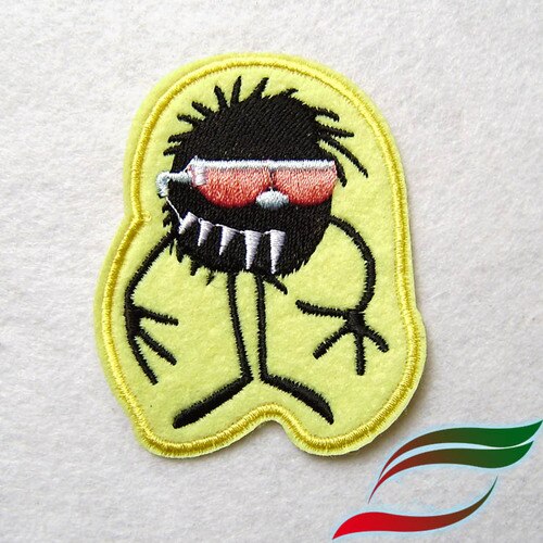 Punk Rock Band Grappige Patroon A226 Terug Lijm Geborduurde Kleding Steken Decoratie Patch Kinderkleding Accessoires: 3