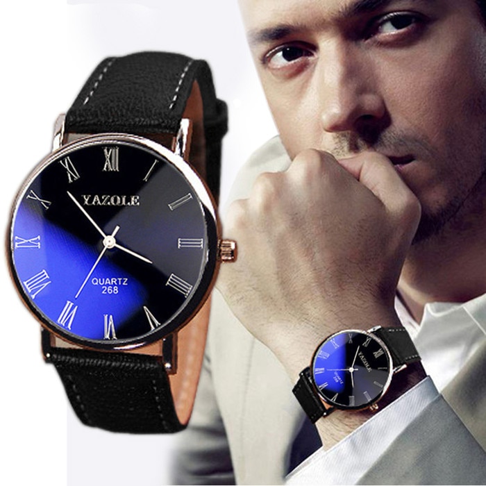 Yazole quartz ur casual relogio masculino luksus ur herre mærke armbåndsur relojes herre business ur