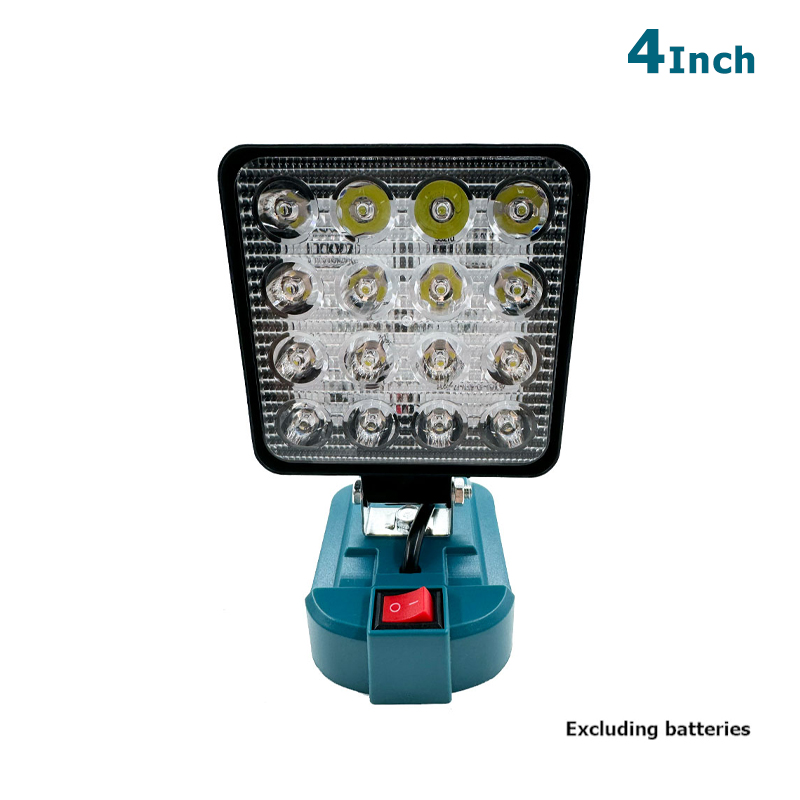 LED Werklampen Camping Lamp Zaklamp Spotlight Voor Makita 18V Lithium-ion Batterij BL1830 BL1815 Draadloze LED Lamp verlichting: Default Title