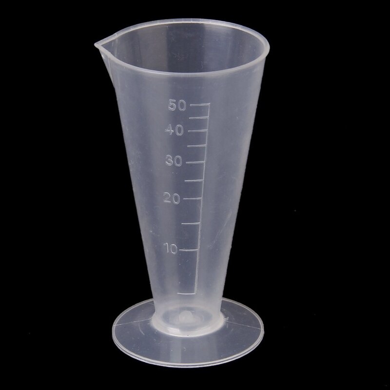 50ml Kitchen Laboratory Plastic Measuring Cup: Default Title