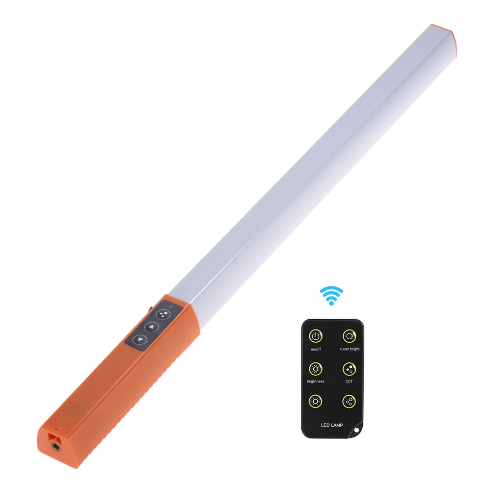 Draagbare Handheld LED Video Ice Light Fotografie Lamp Ingebouwde Oplaadbare Lithium Batterij met Afstandsbediening USB Opladen