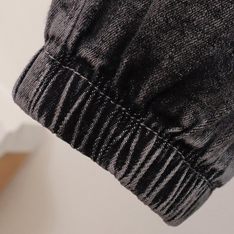 Jeans casual da bambina per ragazzo pantaloni Cargo tasche grandi 5-11 anni pantaloni Streetwear per bambini Denim per bambini Harem Jean