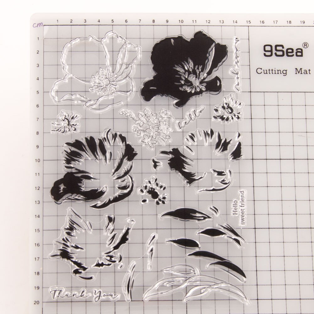 Leaves Embossing Folders Plastic For Scrapbooking DIY Template Fondant Cake Photo Album Card Making: Light Grey