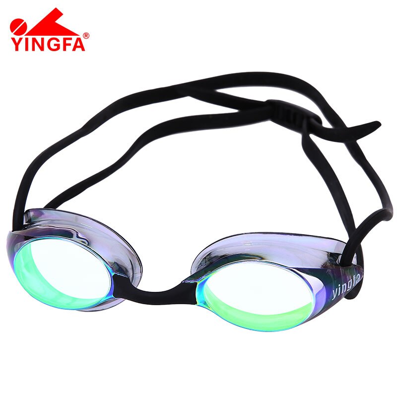YINGFA Neue Galvanik UV Wasserdichte Anti nebel Schwimmen Brille Tauchen Schwimmen Brille очки для плавания adluts: Y340AF(V)-1