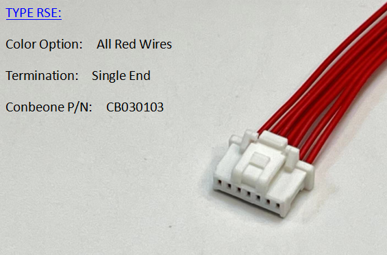 5013300700 WIRE HARNESS, MOLEX PICO CLASP SERIES 1.00MM PITCH 7P 501330-0700 CABLE, OFF THE SHELF FAST: Orange / 0.9m