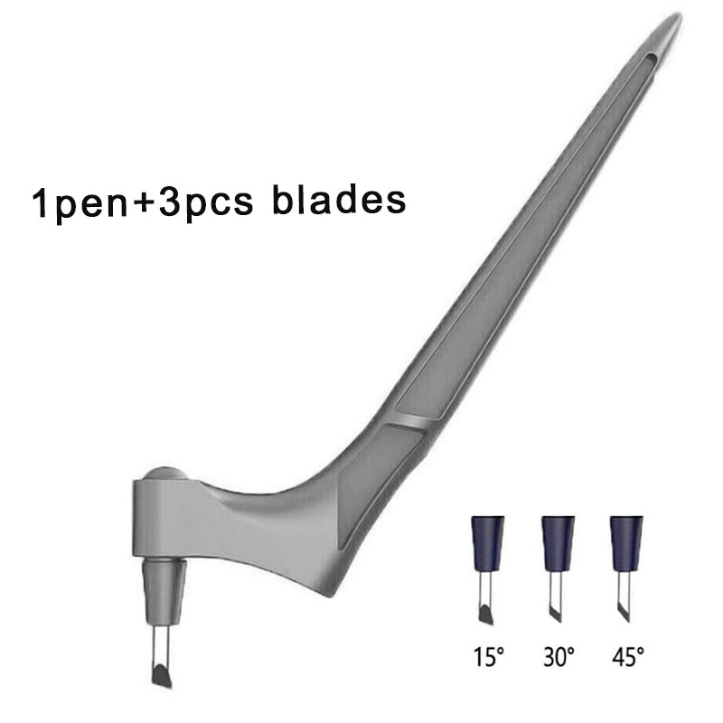 Handwerk Schneiden Werkzeuge 360 Rotierenden Klinge Papier-Cutter 3 Carving Messer Klingen Schneiden Stift DIY Kunst Verschleiß-breiter kunst Schneiden Werkzeuge: Pflaume