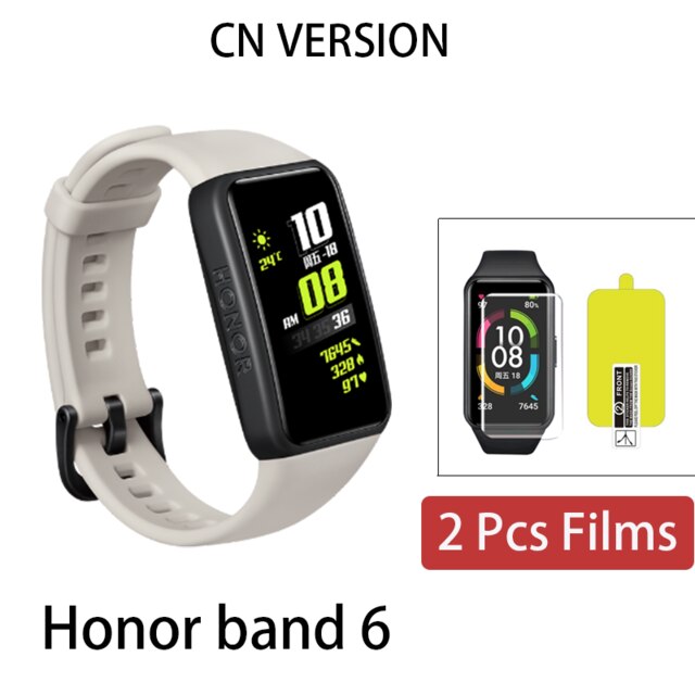 Honor Band 6 Smartwatch 1.47 "Amoled Display 14 Dagen Batterij Bloed Zuurstof Hartslagmeter Smart Horloge Bluetooth Slaap