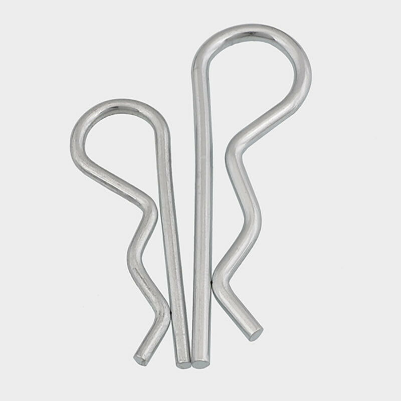 Hairpin Dowel Pins M1.2~M3.5 Wave Pins R/B-shaped Split Bayonet Locating Snap Pins Zinc-Plated