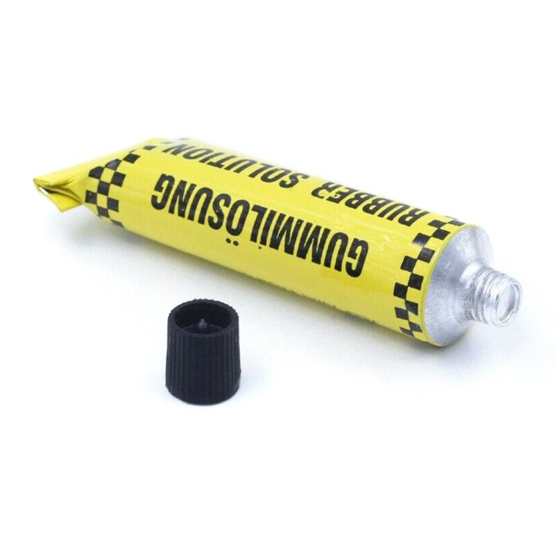 Colle réparatrice de pneus de moto Automobile, colle réparatrice de crevaison de chambre à air, ciment caoutchouc Solution Patch à froid JC 10ml/10g