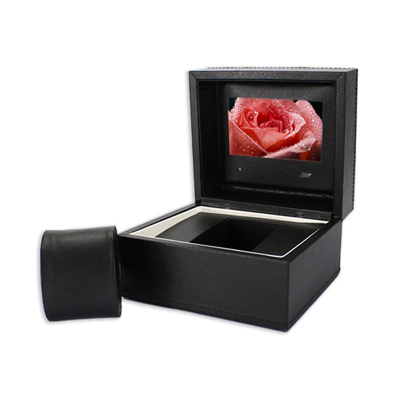 4.3 inch PU leather watch box luxurious jewelry box LEXINGDZ