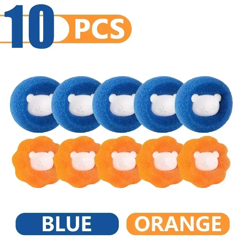 Bolas de lavandería, recolector de pelo de mascotas para lavadora, recogedor de pelusas de lavandería reutilizable, elimina pelusa de ropa, accesorios para Gato: Morado