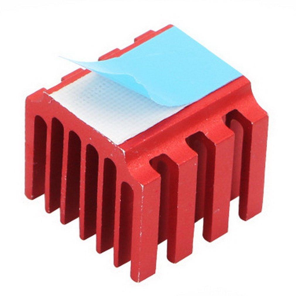 3d Printer Stappenmotor Driver 3d Printer Onderdelen En Accessoires Aluminium Koelventilator Geoxideerd Rode Koellichaam