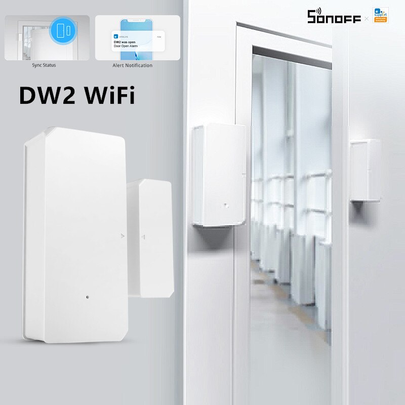 10Pcs Sonoff DW2 Wifi Ewelink App Kennisgeving Waarschuwingen Smart Home Elektronica Beveiliging Wifi Draadloze Deur Raam Sensor Detector