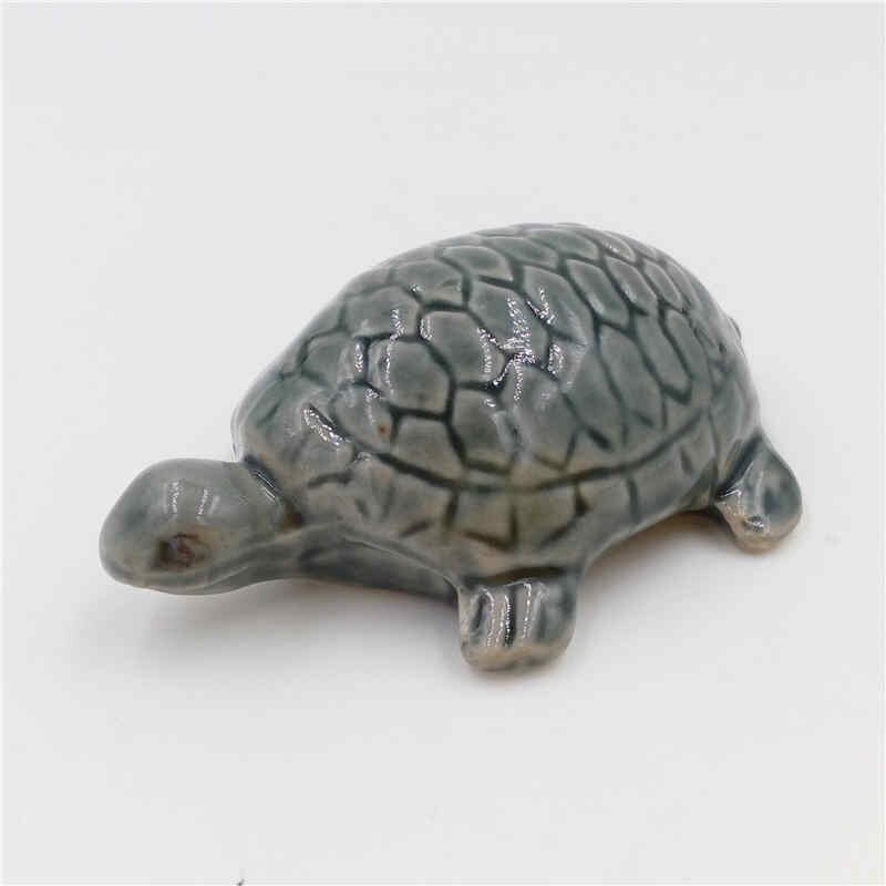 Artificial Ceramic Aquatic Sea Turtle Tortoise Aquarium Ornament Fish Tank Decoration Turtle Decor Turtle Toys