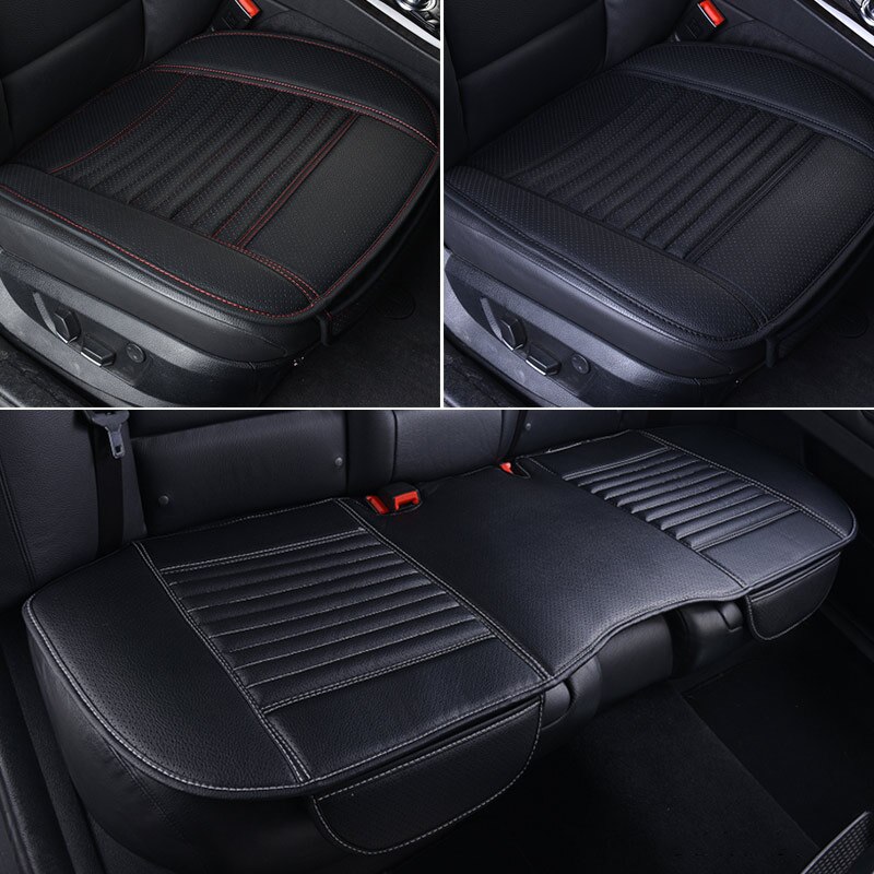 Lederen Auto Stoelhoezen Waterdichte Universele Seat Protector Voor Automobiles Auto Zitkussen Set Mat Auto Accessoires Ademend