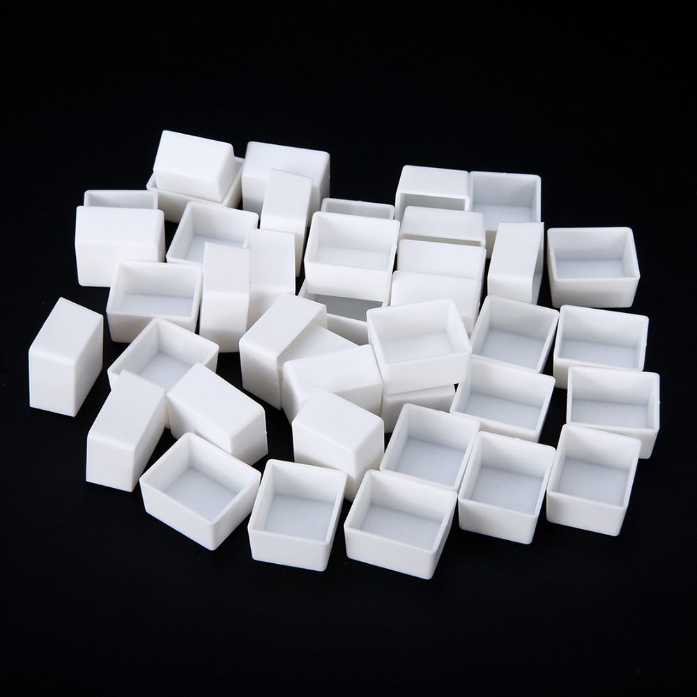 6/12/24/48pcs 2ml Kunstenaars Plastic Halve Pannen Aquarel Verf Raster Kunst levert Verf Palet Schilderen Leveringen