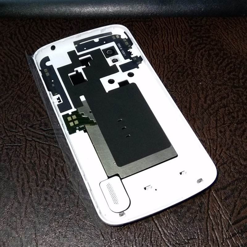 Batterij Cover Voor LG Google Nexus 4 E960 Batterij Deur Back Glas Behuizing + NFC Reparatie Onderdelen Zwart Wit glas Materiaal