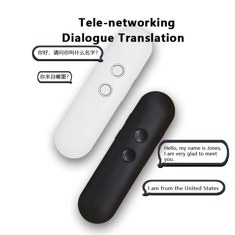 Traductor de idiomas y voz inteligente portátil T4, traductor de voz instantáneo de dos vías, 42 idiomas, traducción para viajes de negocios
