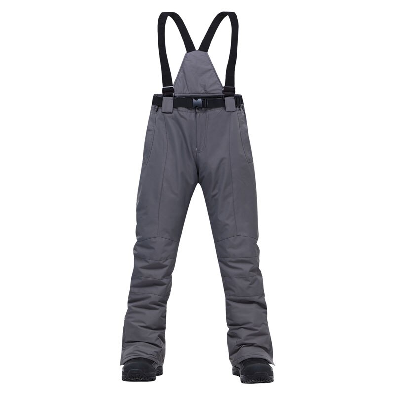 Skiën Broek Merken Warm Outdoor Sport Waterdichte Sneeuw Broek Bretels Winter Snowboard Broek-30 Temperatuur: MAN GREY / Xxl